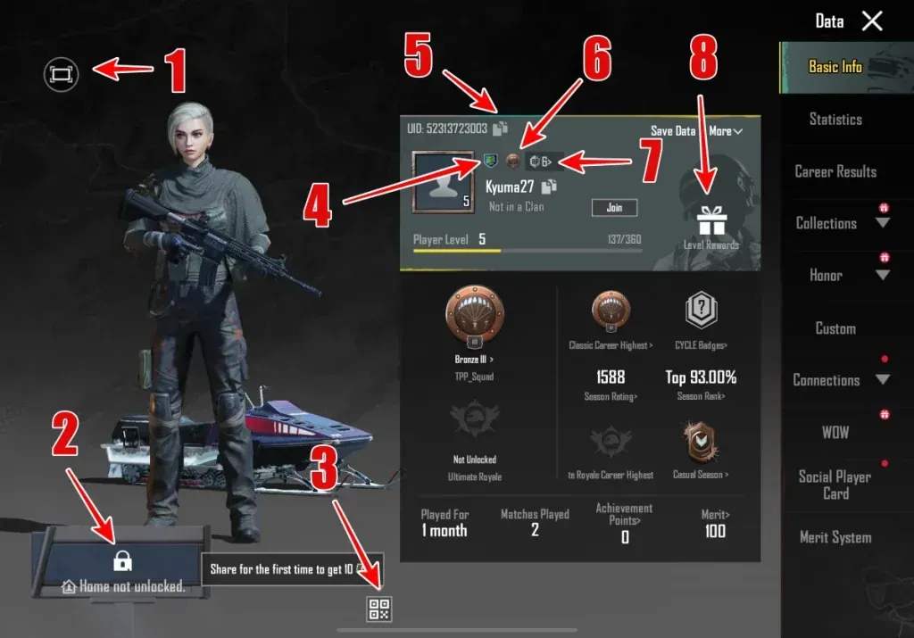 how to export pubg mobile control codes Player sharing PUBG Mobile control code on smartphone with WhatsApp open
