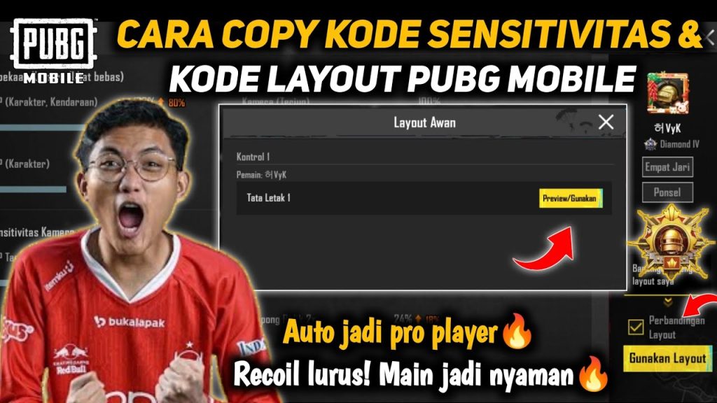 how to import pubg mobile control codes copy PUBG Mobile control code string