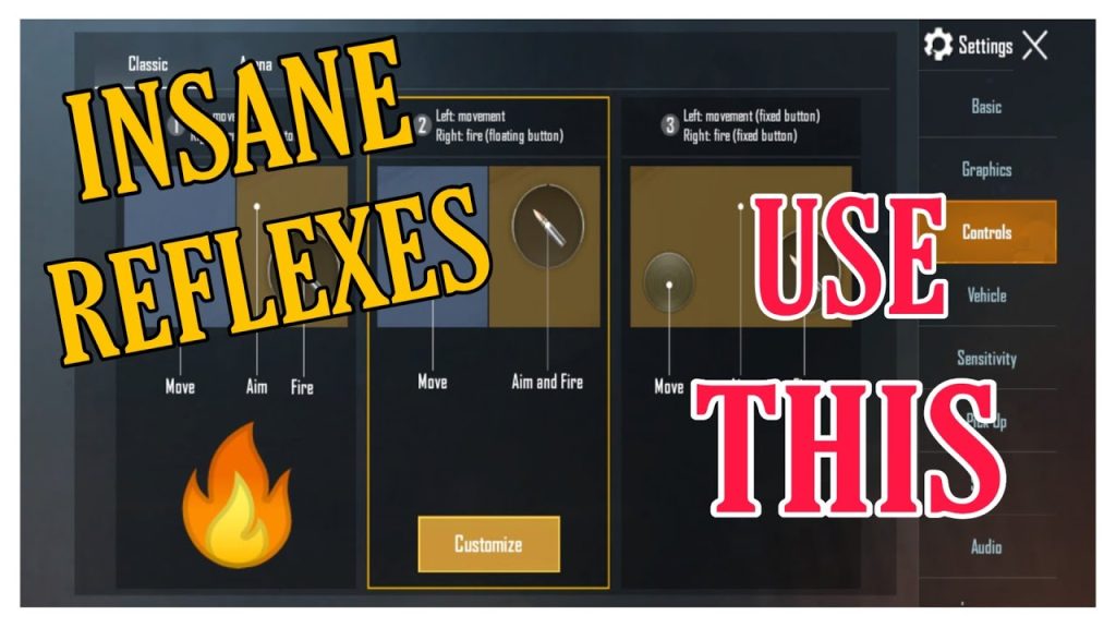 how to import pubg mobile control codes PUBG Mobile settings menu main screen