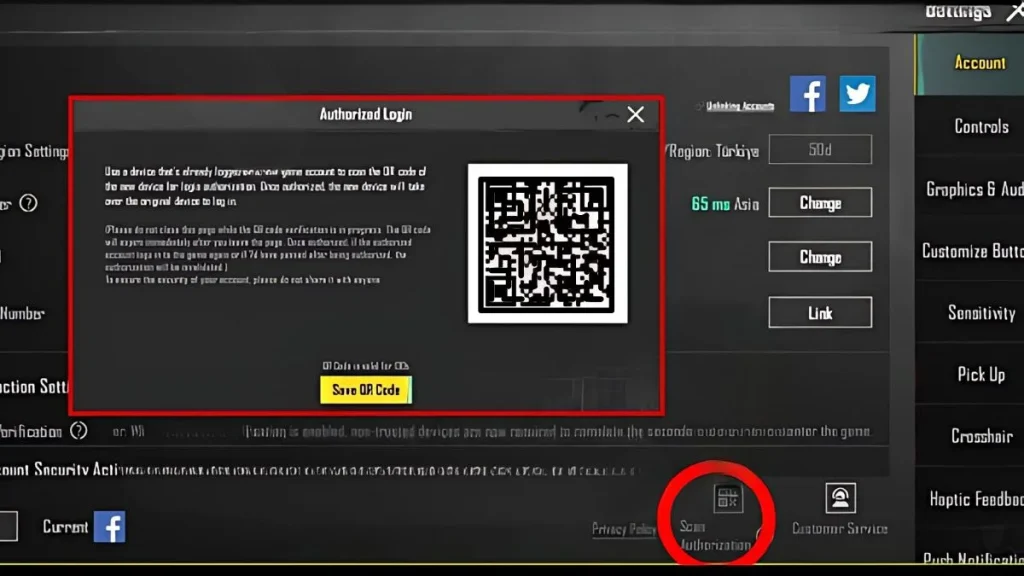 how to share pubg mobile control codes QR code generated from PUBG Mobile control code