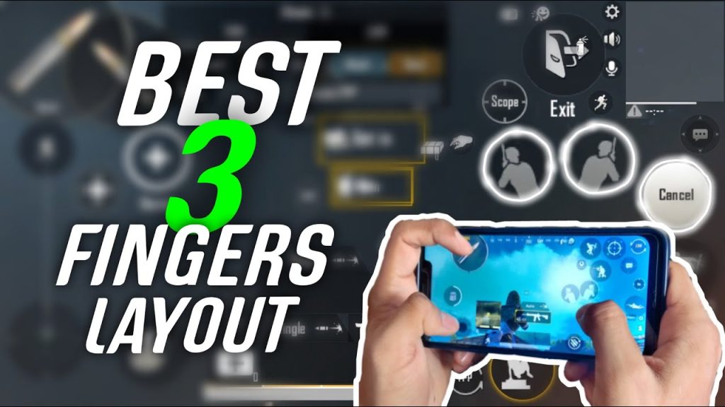 pubg 3 finger layout code PUBG Mobile 3 finger aggressive layout close quarters