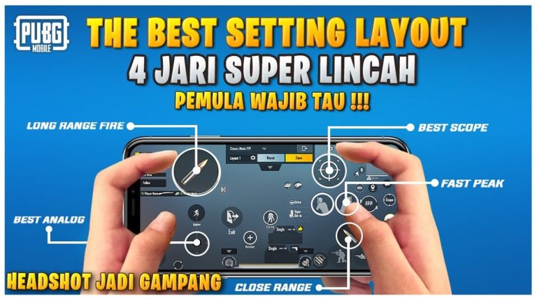 pubg 4 finger layout code PUBG Mobile hip fire 4 finger layout screenshot
