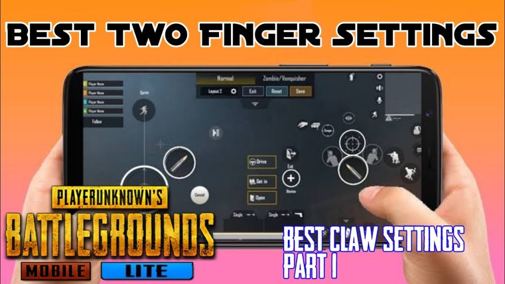 pubg control code for 2 finger setup PUBG Mobile small screen control layout close-up