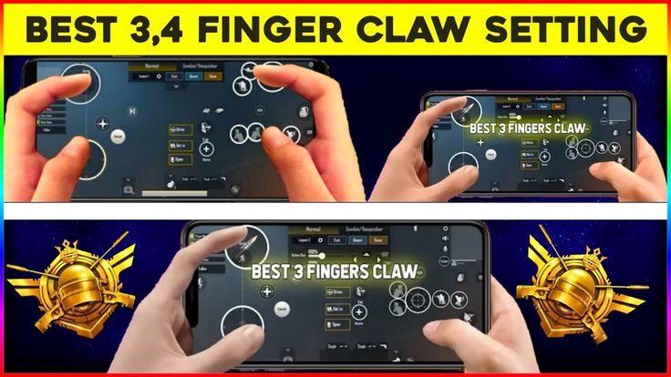 pubg control code for 3 finger setup PUBG mobile 3 finger claw classic layout screenshot