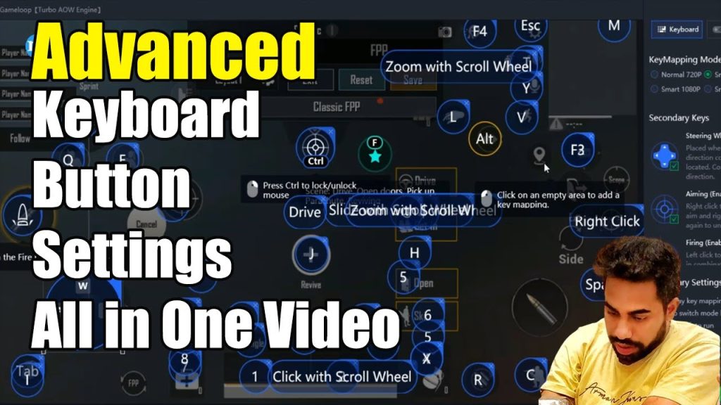 pubg control code for emulator setup PUBG Mobile TDM emulator control layout key bindings