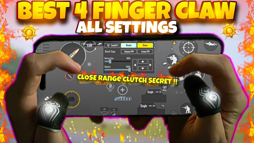 pubg control code for four finger claw PUBG Mobile Erangel all-rounder claw control code