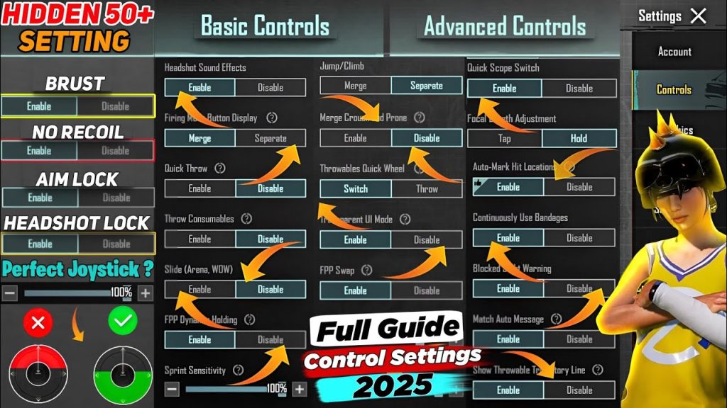 pubg control codes advanced guide PUBG Mobile button placement optimization screenshot