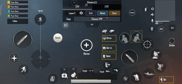 pubg control codes after season reset PUBG Mobile control layout screenshot claw