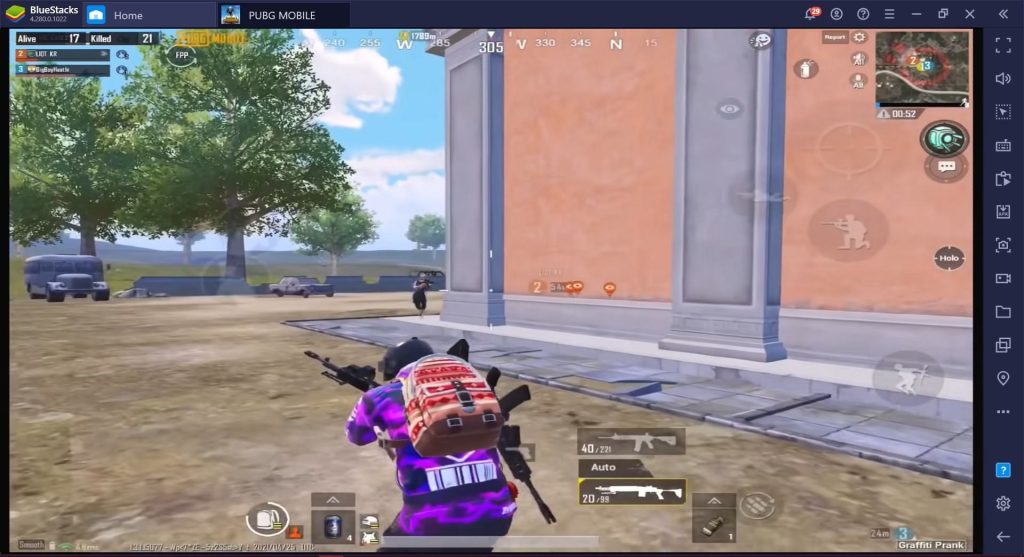 pubg control codes and layout PUBG Mobile sniper scope view with crosshair on enemy