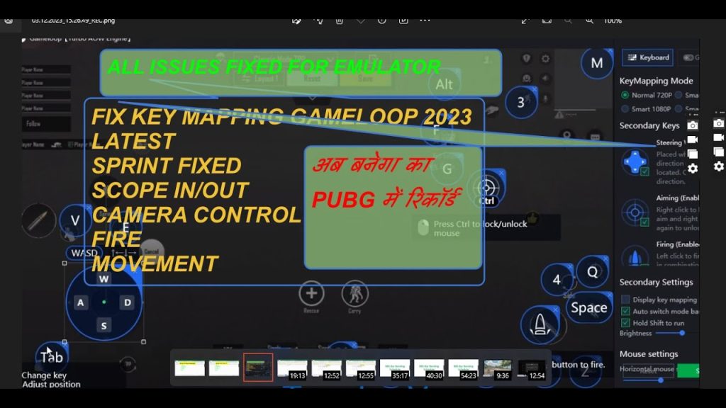 pubg control codes copy paste PUBG Mobile emulator keyboard mapping layout