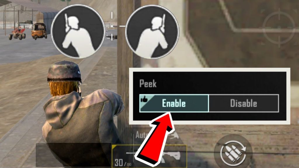 pubg control codes copy paste PUBG Mobile peek lean button layout close range