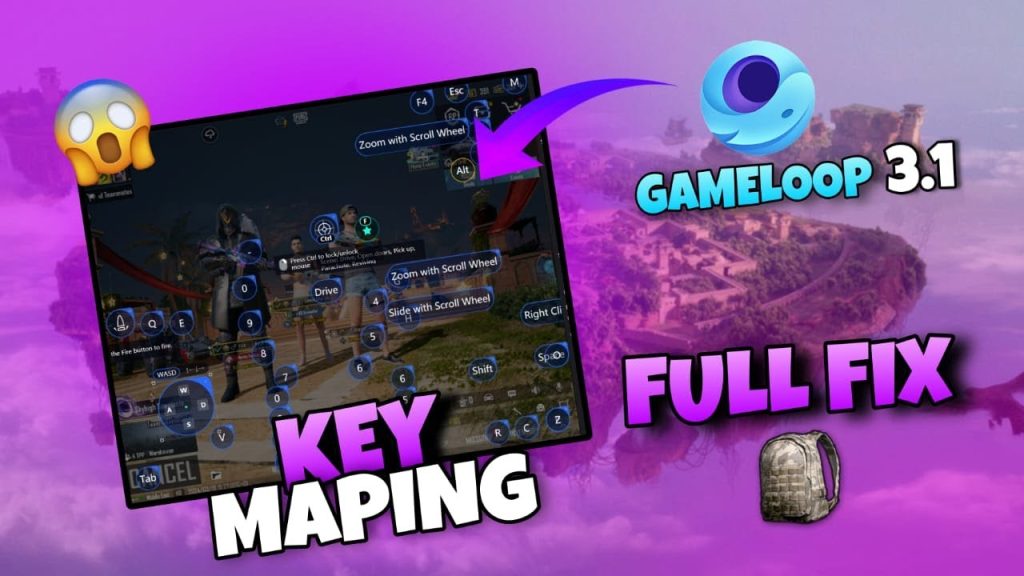 pubg control codes emulator PUBG Mobile emulator mini-map ping key bindings
