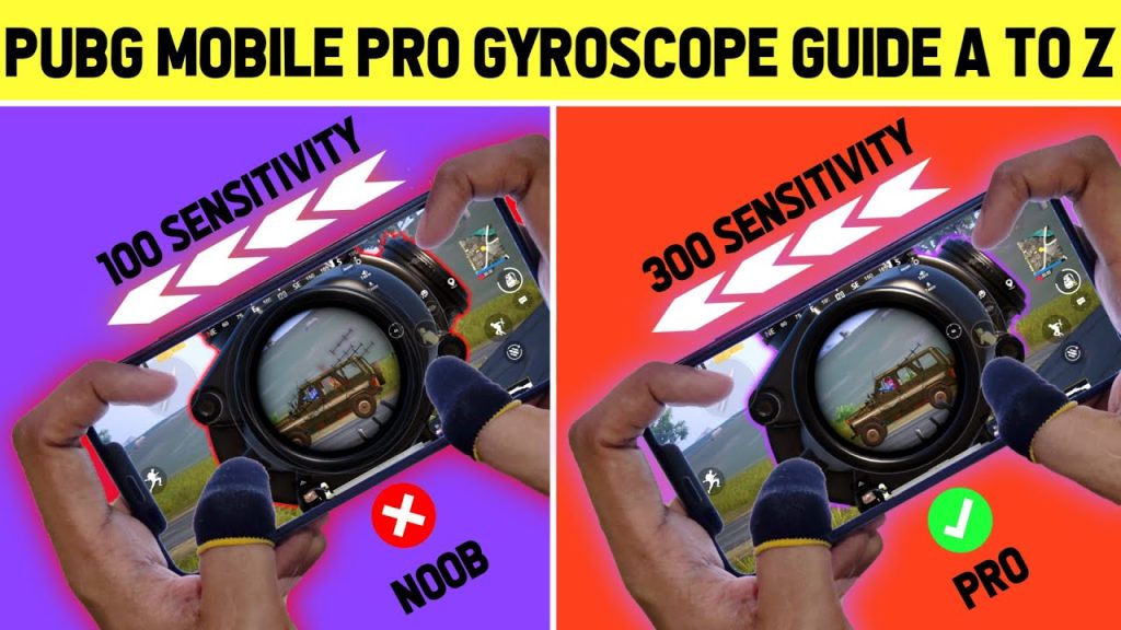 pubg control codes for 120fps devices PUBG Mobile gyroscope sniper scope sensitivity settings