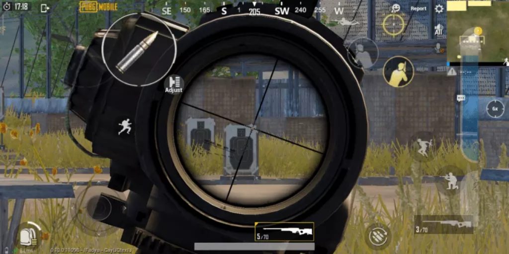 pubg control codes for aim assist PUBG Mobile quick scope control layout screenshot