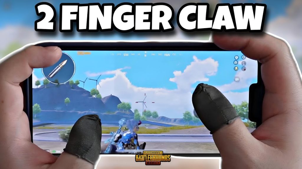 pubg control codes for android phone PUBG Mobile two-finger claw layout screenshot Android