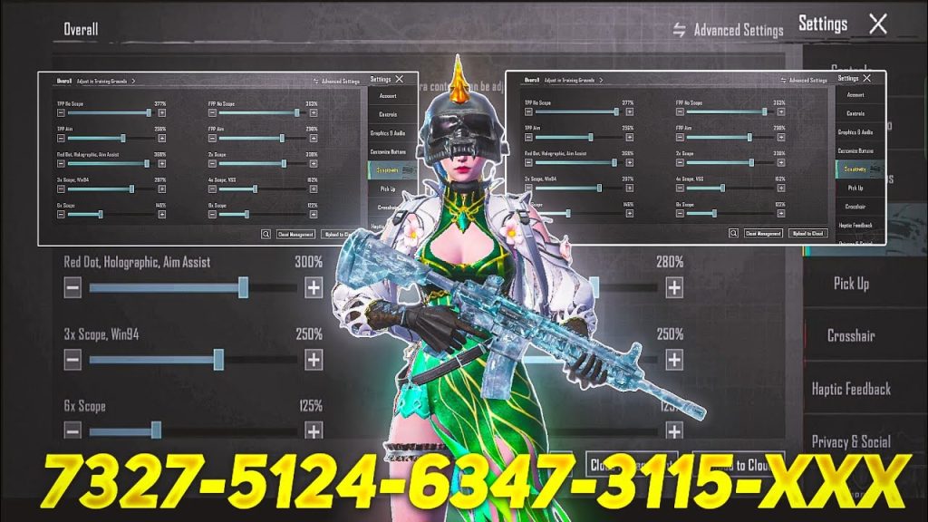 pubg control codes for ar spray PUBG Mobile gyroscope sensitivity settings for AR spray control