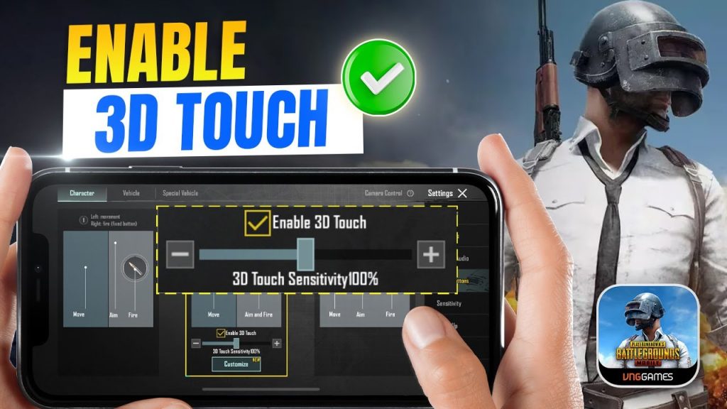 pubg control codes for asian server iPhone 3D Touch PUBG Mobile scope setup