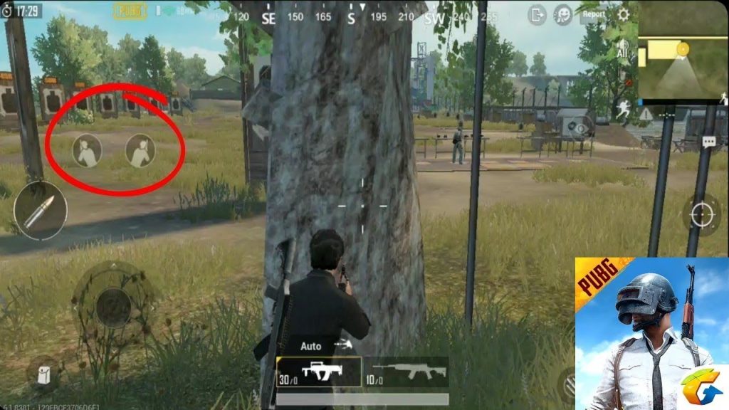 pubg control codes for awm PUBG Mobile peek and fire button layout AWM corner