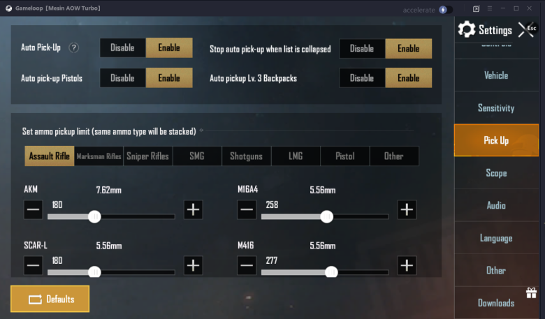 pubg control codes for fast looting PUBG Mobile quick equip button layout screenshot
