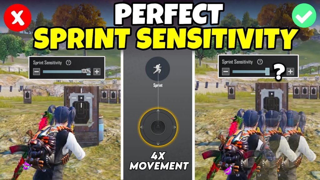 pubg control codes for faster movement PUBG Mobile sprint glitch control layout screenshot with sprint button highlighted