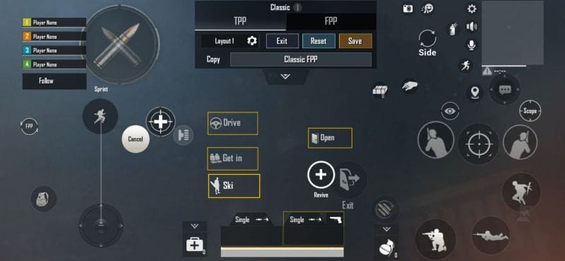 pubg control codes for global version PUBG Mobile 3 finger claw layout screenshot control code
