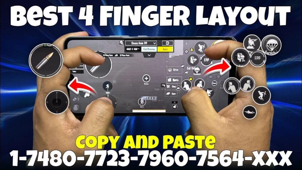 pubg control codes for grenade control PUBG Mobile 4 finger claw grenade control codes screenshot