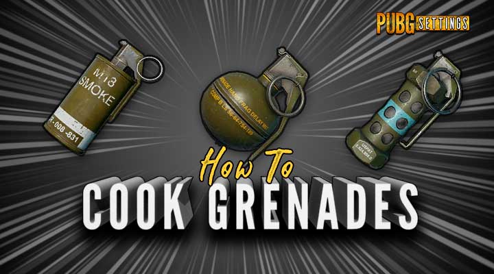 pubg control codes for grenade control PUBG Mobile quick cooking grenade control codes layout
