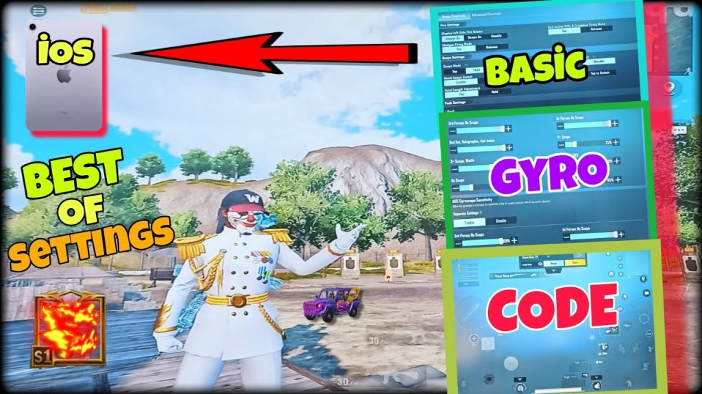pubg control codes for ipad players PUBG iPad no gyro spray control codes