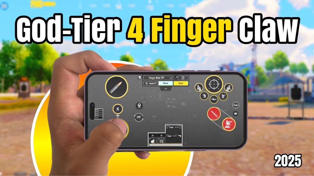 pubg control codes for kr version PUBG KR version 4-finger claw layout screenshot