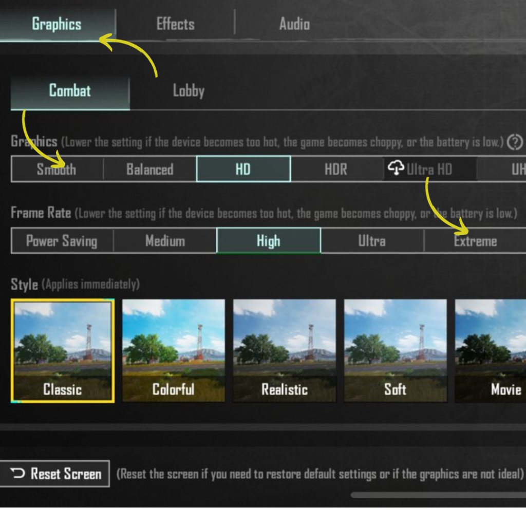 pubg control codes for middle east server PUBG mobile graphics settings low performance