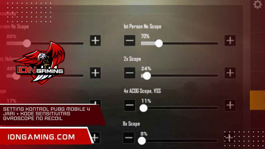 pubg control codes for mobile PUBG Mobile no gyro control layout screenshot