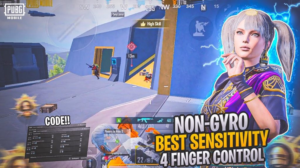 pubg control codes for non gyro players PUBG Mobile 2-thumb control layout compact HUD screenshot
