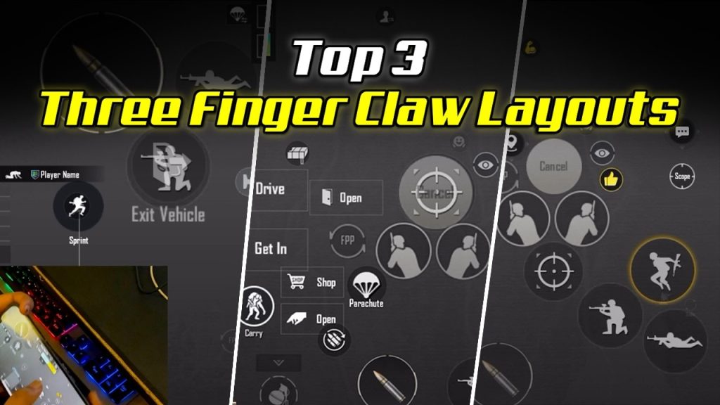 pubg control codes for non gyro players PUBG Mobile 3-finger claw layout left peek controls