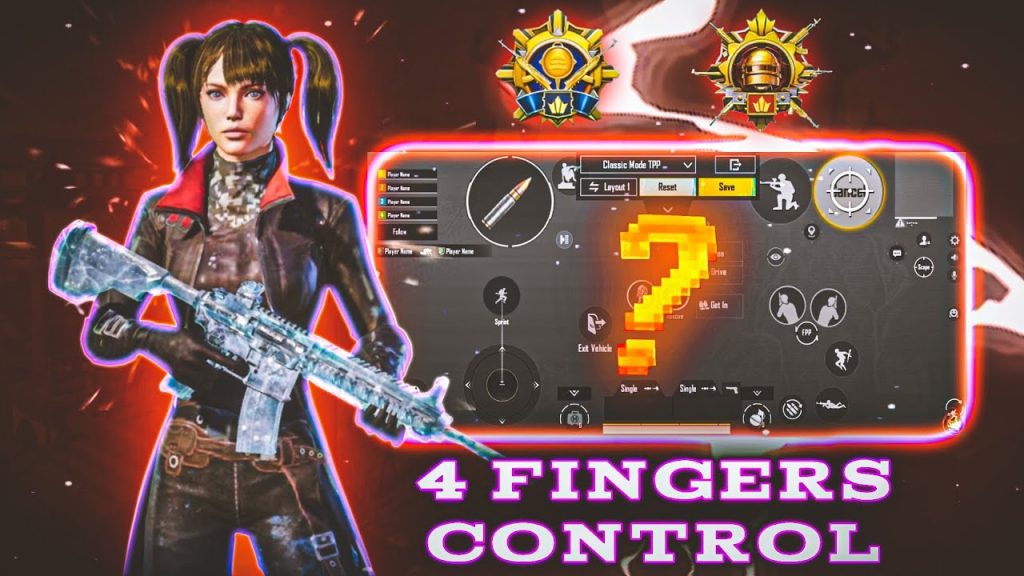 pubg control codes for quick scope switch PUBG Mobile 4 finger claw control layout scope button position