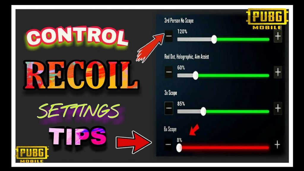 pubg control codes for recoil management PUBG Mobile custom HUD layout claw spray buttons