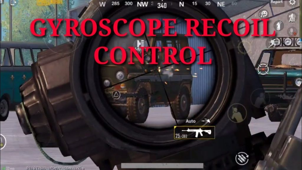 pubg control codes for recoil management PUBG Mobile gyroscope recoil control screenshot