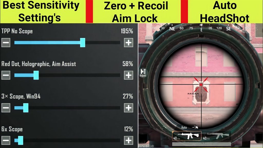 pubg control codes for smooth aim PUBG Mobile scope sensitivity settings for 6x and 8x
