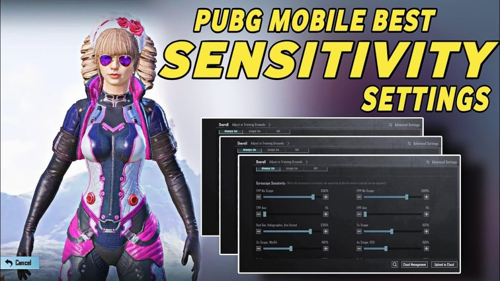 pubg control codes for spray control PUBG Mobile ADS sensitivity settings menu screenshot