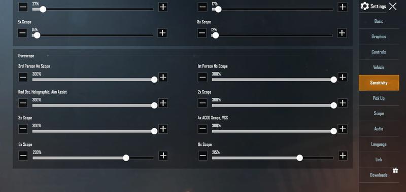pubg control codes for stable aim PUBG Mobile ADS sensitivity curve control code
