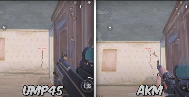 pubg control codes for ump45 PUBG Mobile UMP45 recoil control control code screenshot
