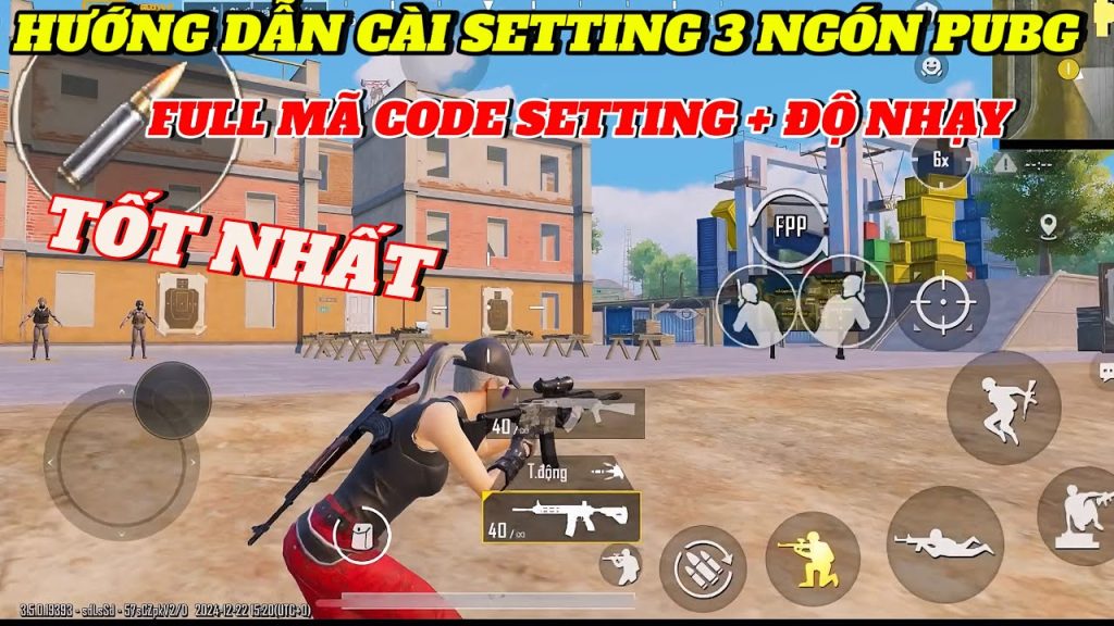 pubg control codes for vn version PUBG VN version fast loot layout smartphone