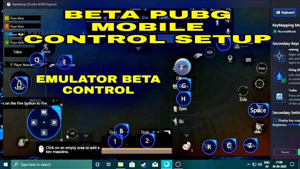 pubg control codes for vn version SmartGaGa emulator PUBG VN control layout mouse keyboard