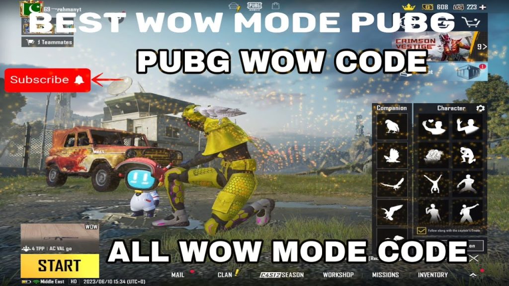 pubg control codes for wow mode PUBG Mobile WoW mode gyro control layout screenshot