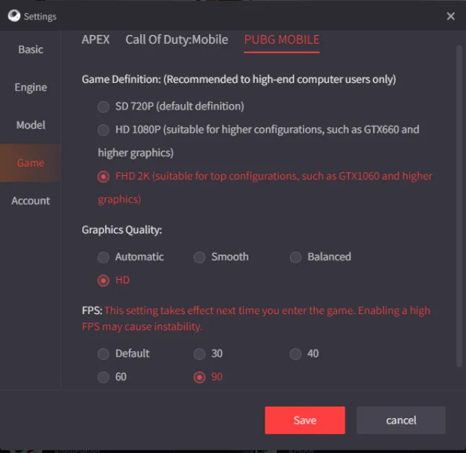 pubg control codes gameloop GameLoop PUBG Mobile gyroscope control settings