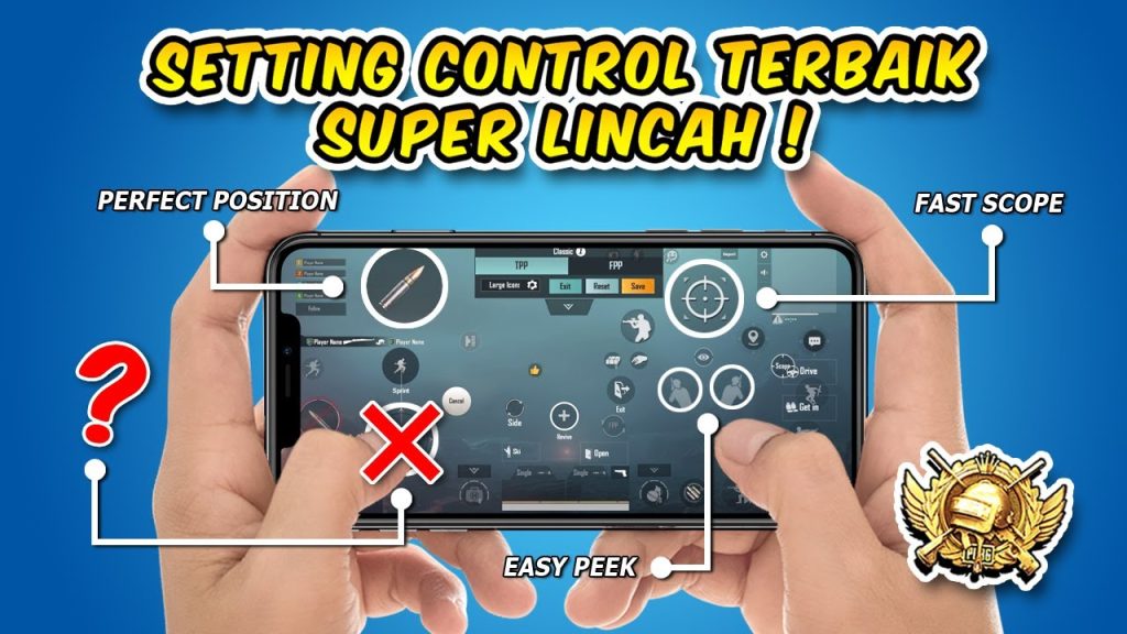 pubg control codes indonesia PUBG Mobile thumb setup control code layout screenshot Indonesia