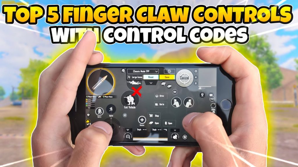 pubg control codes iphone PUBG Mobile iPhone 5-finger claw setup screenshot