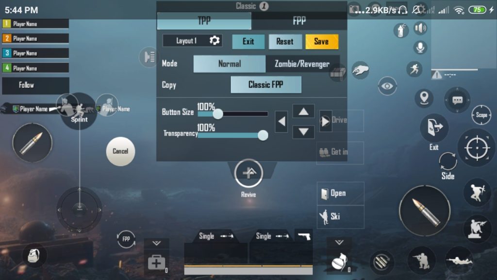 pubg control codes layout missing PUBG Mobile custom HUD file location Android file manager