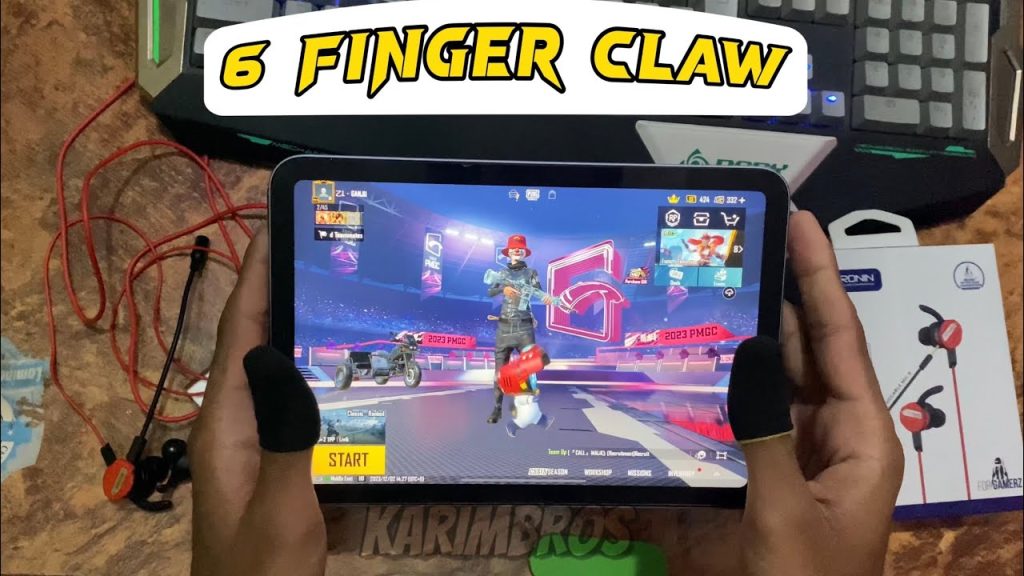 pubg control codes nepal PUBG Mobile iPad 6-finger claw Nepal player