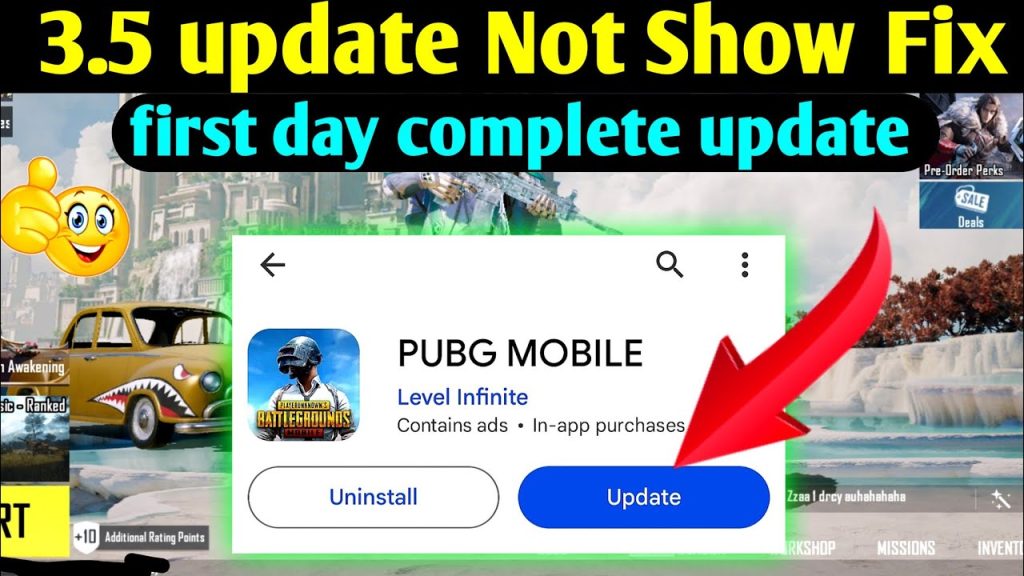 pubg control codes not working PUBG Mobile update screen Google Play