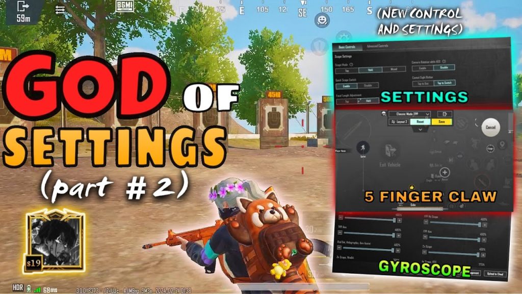 pubg control codes philippines PUBG Mobile gyroscope control layout 4 finger Philippines